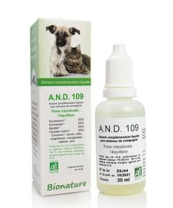 A.N.D. 109 - Equilibre de la flore intestinale BIO, 30 ml